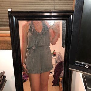 Romper with ruffles